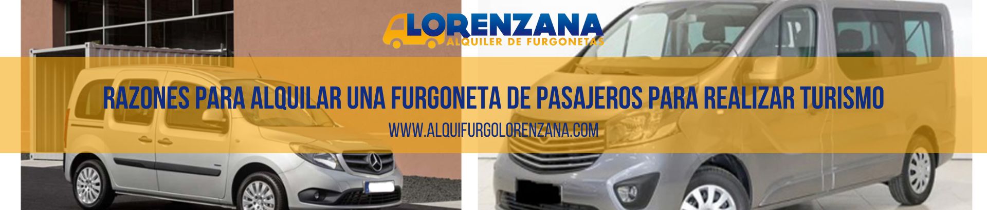 Alquiler furgonetas de pasajeros para turismo