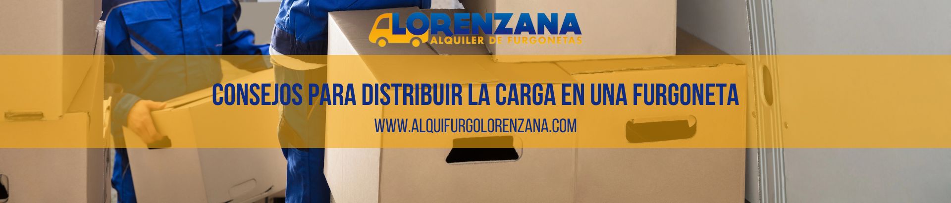 Distribución de carga en una furgoneta